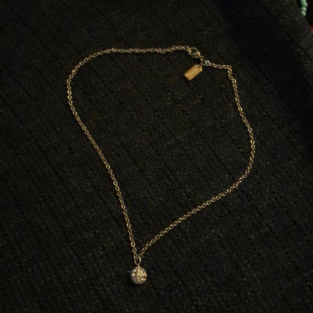 Pretty gold COACH necklace